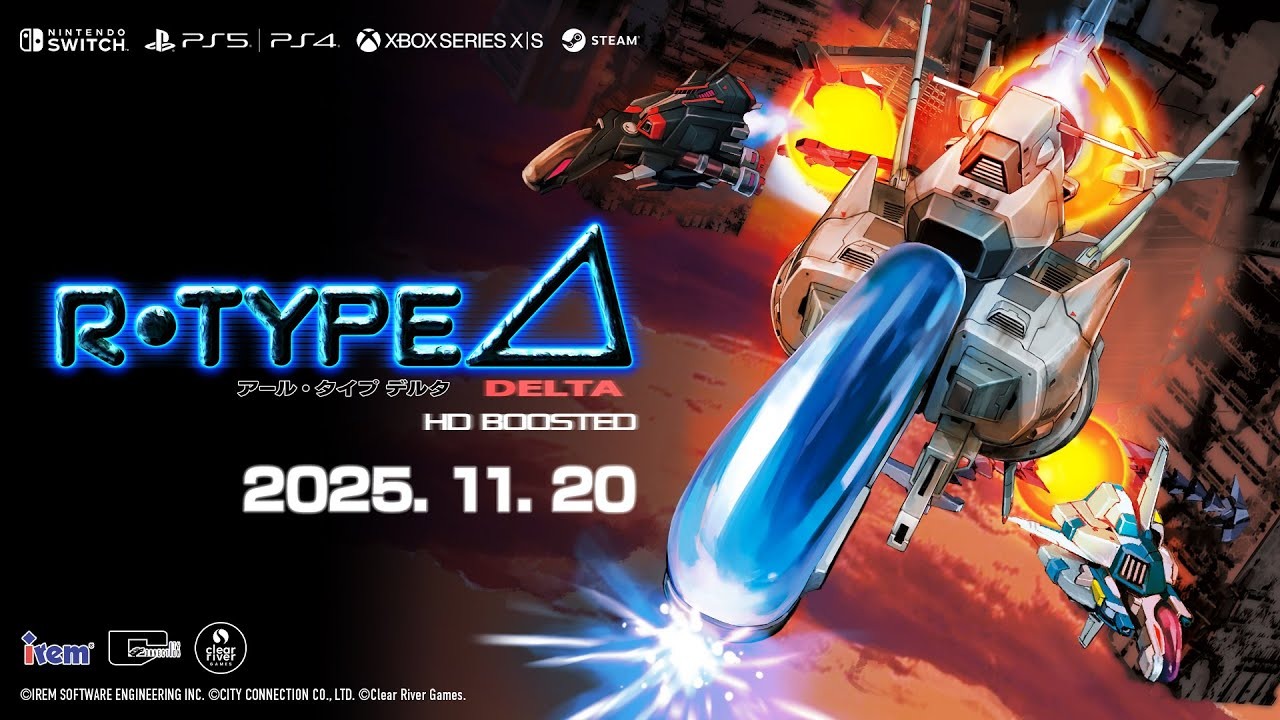 《R-Type Delta HD Boosted》11/20登陆PS5/Switch