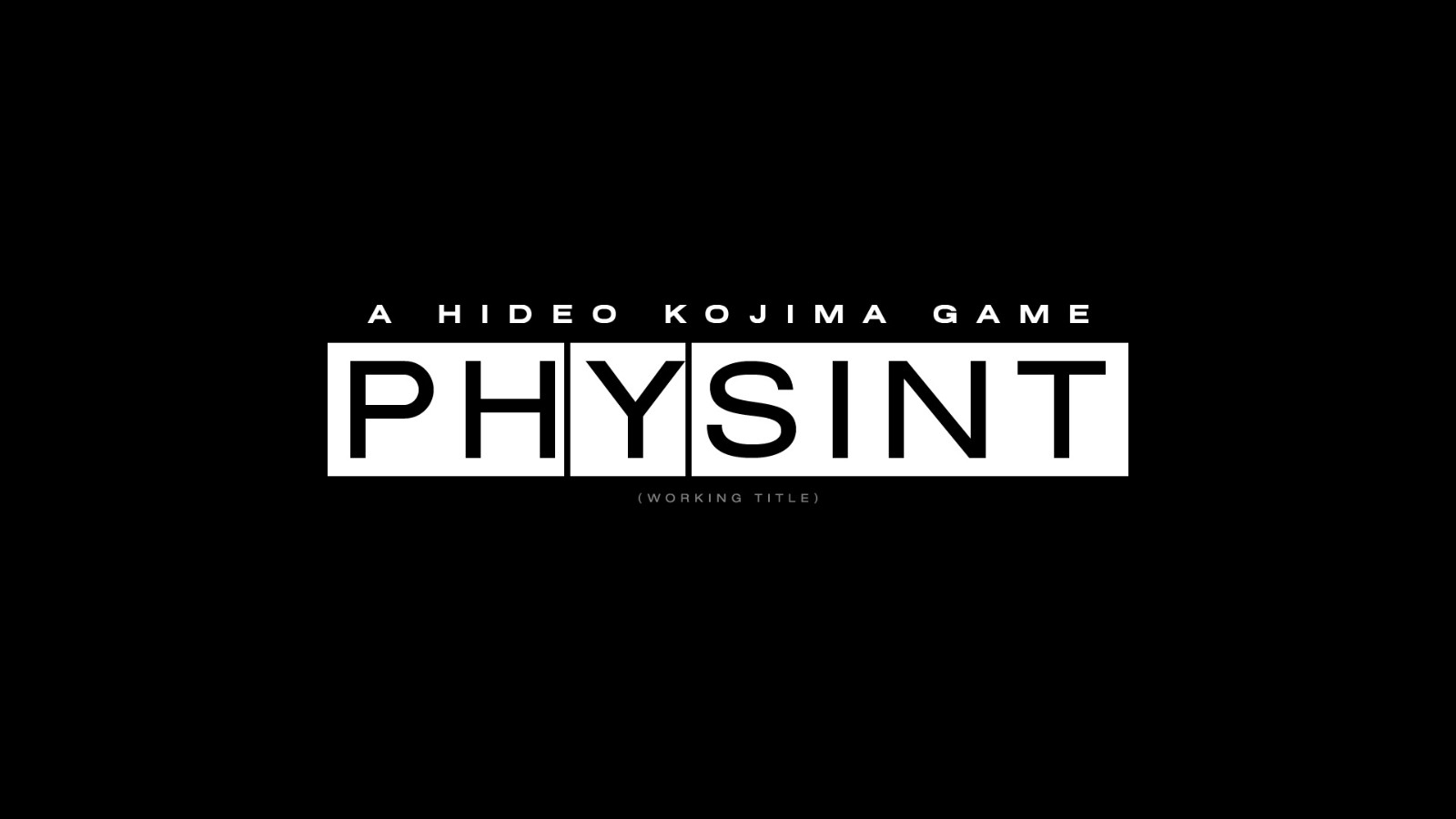 小岛秀夫新作《PHYSINT》首张海报曝光