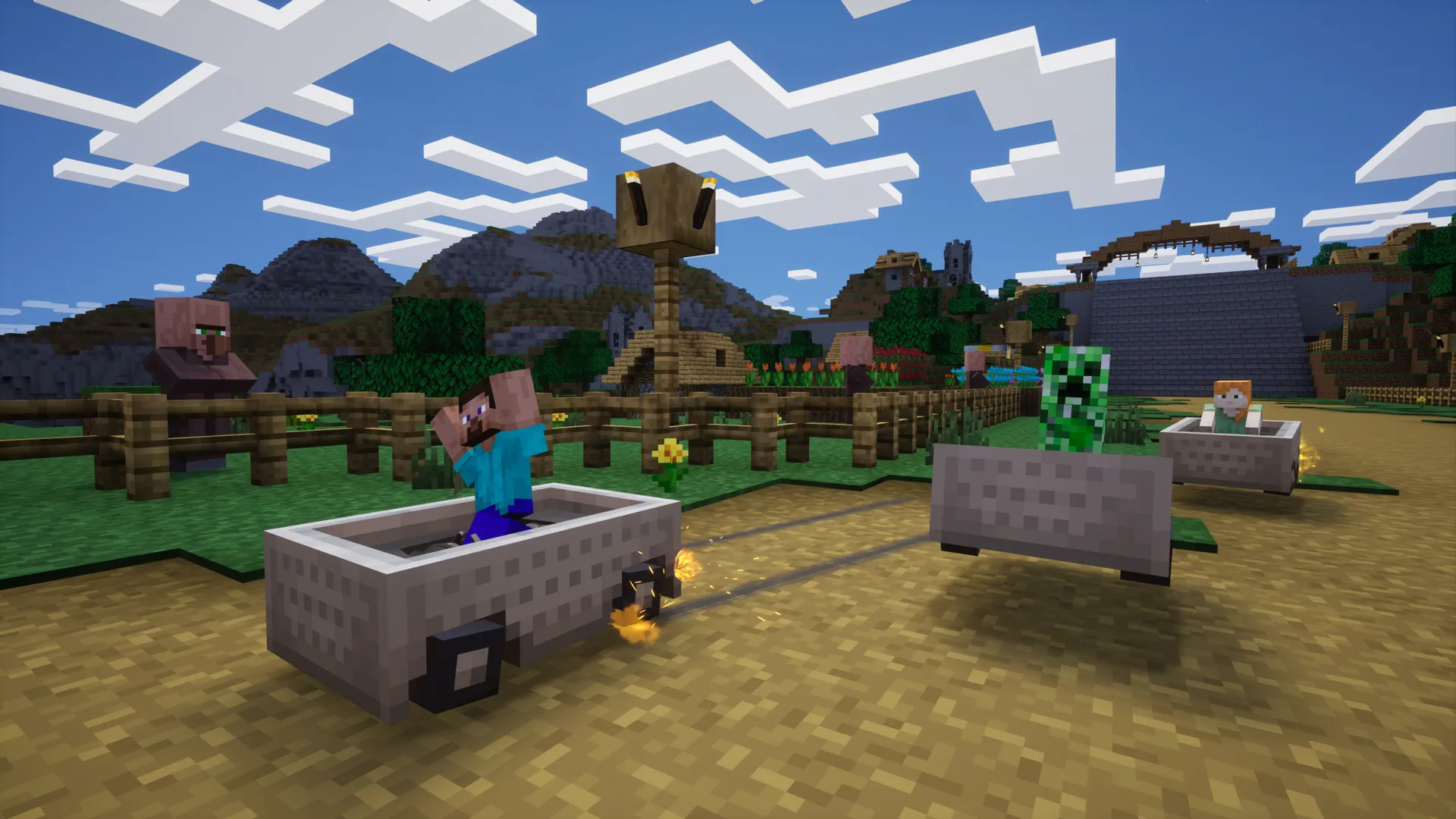 《索尼克赛车 交叉世界》Minecraft DLC上线