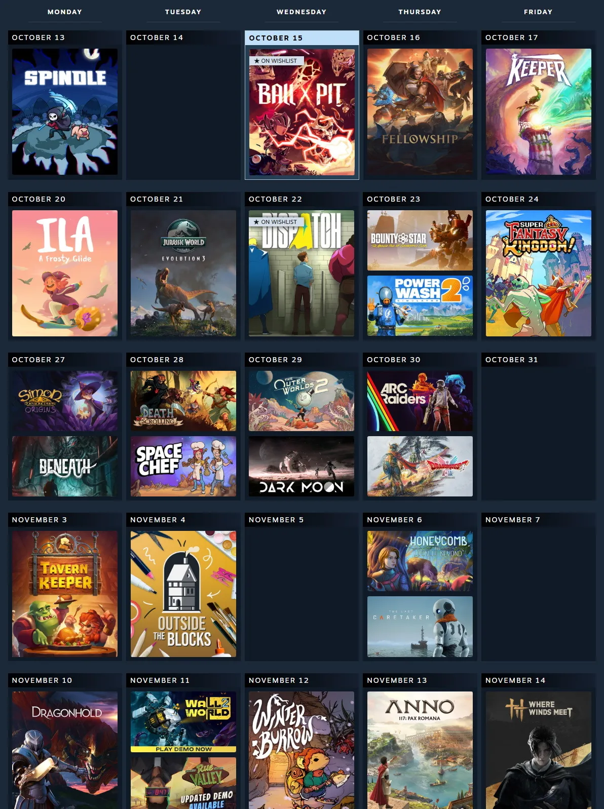 Steam推出个人行事历功能