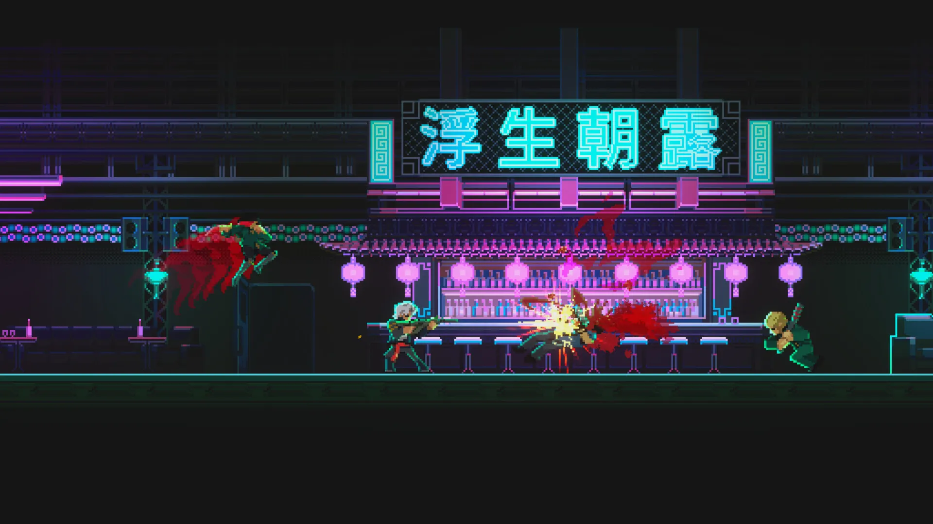 2D枪武动作游戏《暗花夜绽》正式公开 4