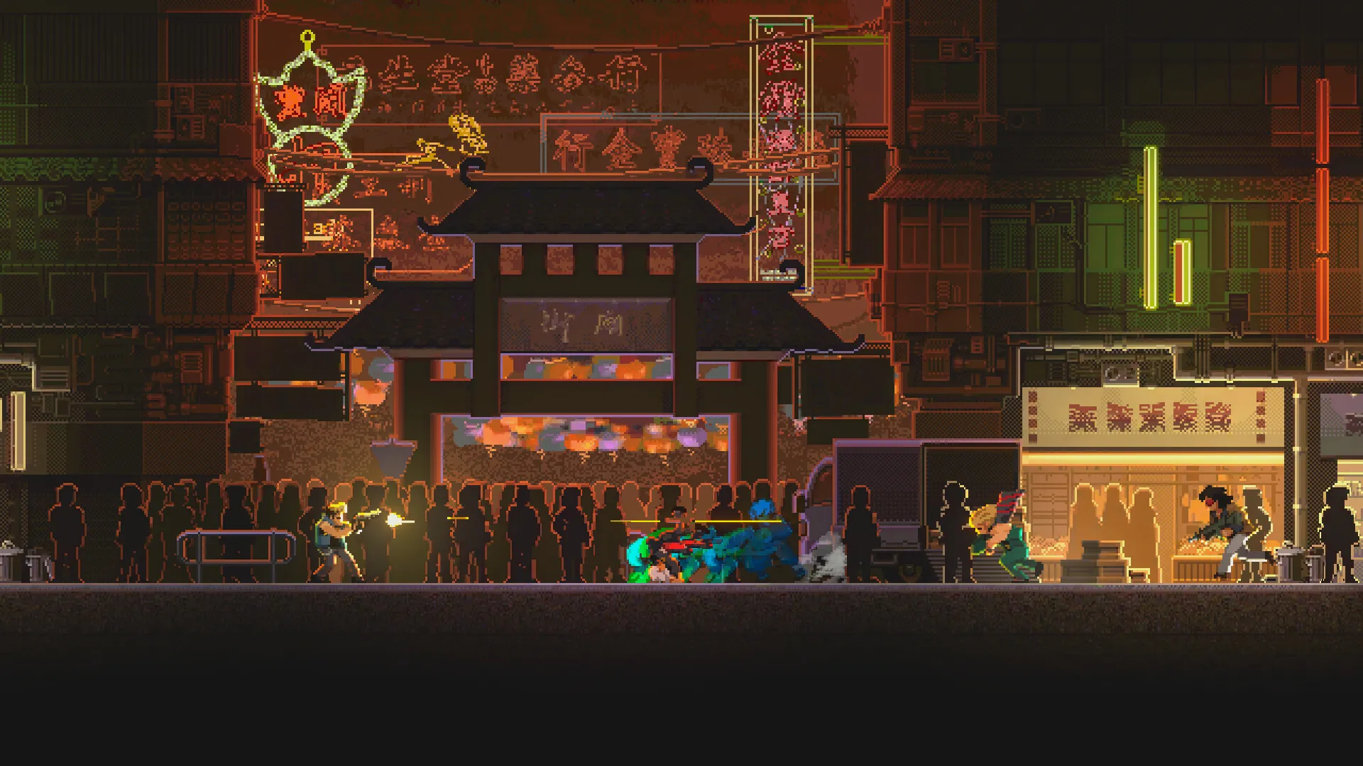 2D枪武动作游戏《暗花夜绽》正式公开 7