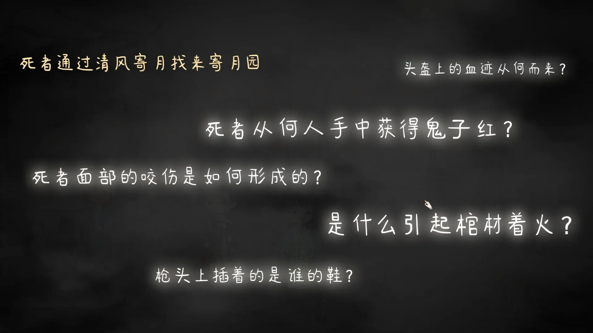 国风悬疑推理游戏《迷渡桥》正式公开 6